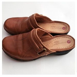 ☀Clarks Unstructured Slip-On Leather Shoes 7 1/2